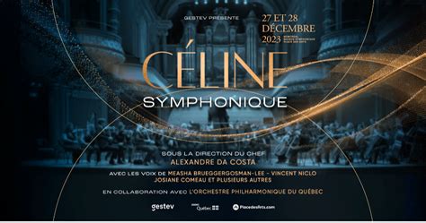 celine symphonique montreal|celine symphonique quebec.